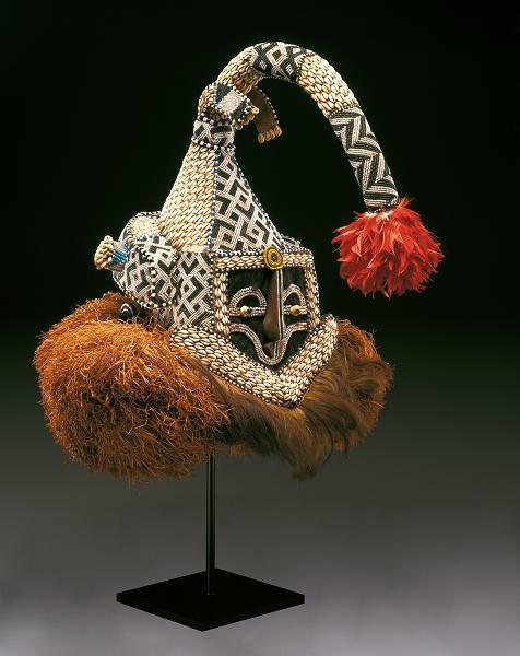 Helmet mask (Mukenga), Kuba peoples, mid-20th century, Dallas Museum of Art, gift in honor of Peter Hanszen Lynch and Cristina Martha Frances Lynch